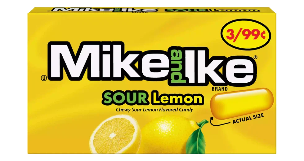Mike & Ike Sour Lemon 22g