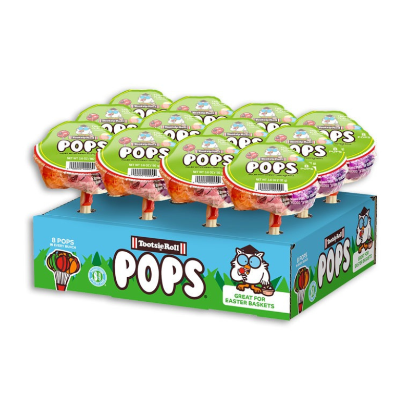 Mexico - Easter - Tootsie Tropical Bunch Pops Vertical Tray