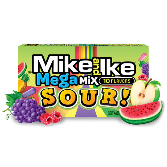 Mike N' Ike Mega Mix Sour - 120g
