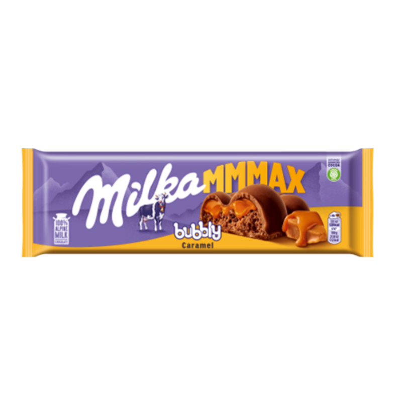 Milka Bubbly caramel 250g