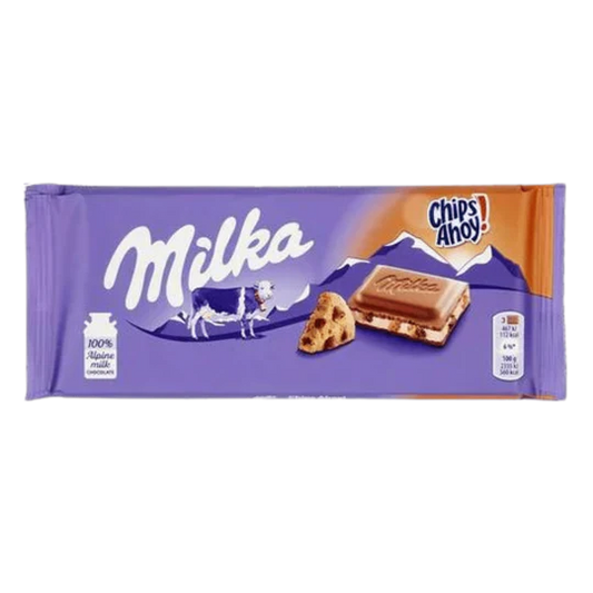 Milka Chocolate Bar - Chips Ahoy - 100g