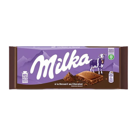 Milka Chocolate Bar - Chocolate Dessert - 100g