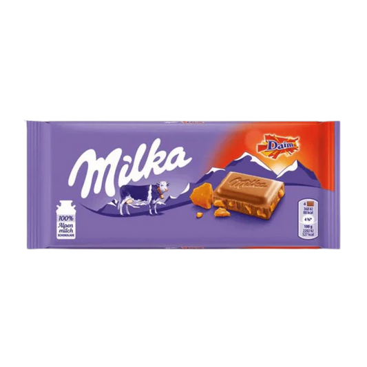 Milka Chocolate Bar - Daim - 100g