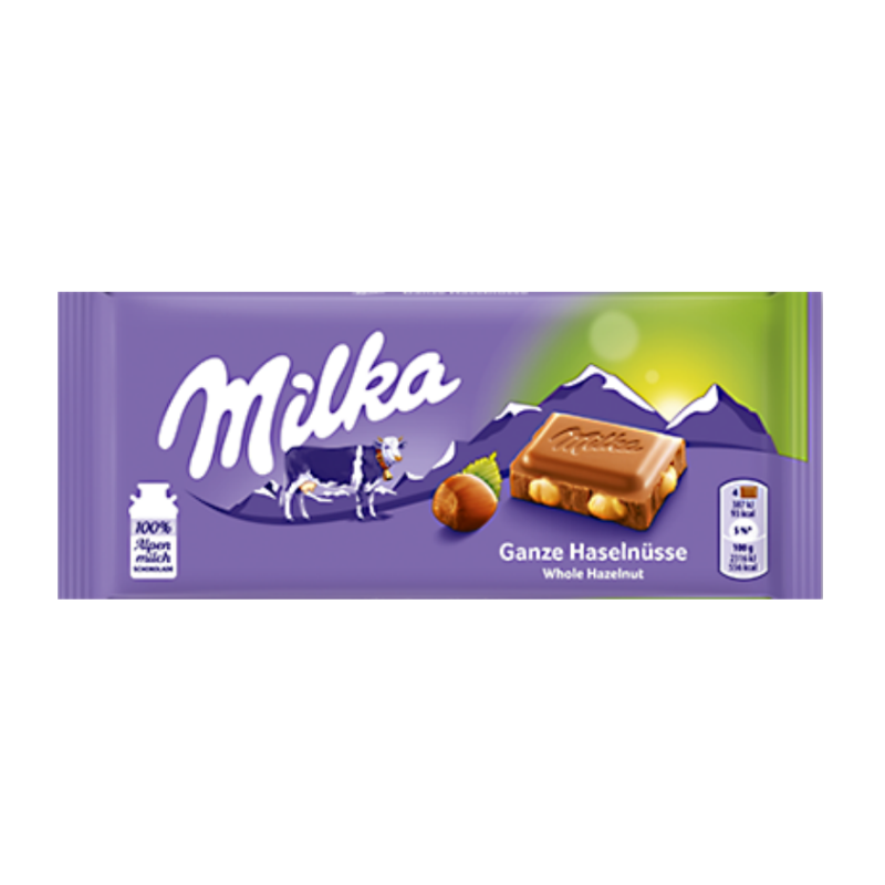 Milka Whole nuts 95g