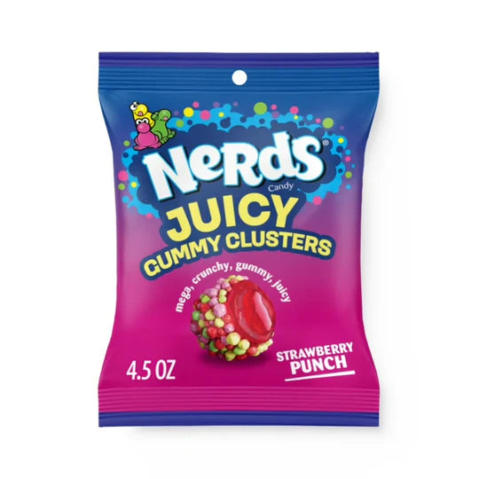 Nerds Juicy Gummy Clusters US - Strawberry Punch - 85g