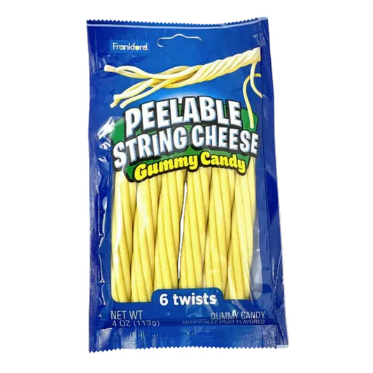 Peelable String Cheese Gummy Candy - 113g
