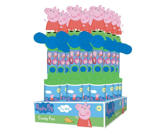 Exclusive Brands Peppa Pig Candy Fan - 12ct