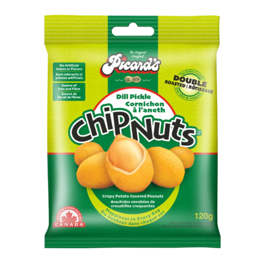 Picard's - Chip Nuts (80g) - Dill pickle