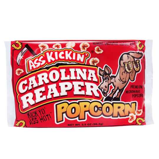 Popcorn Ass Kickin' (99.2g) - Carolina Reaper Pepper