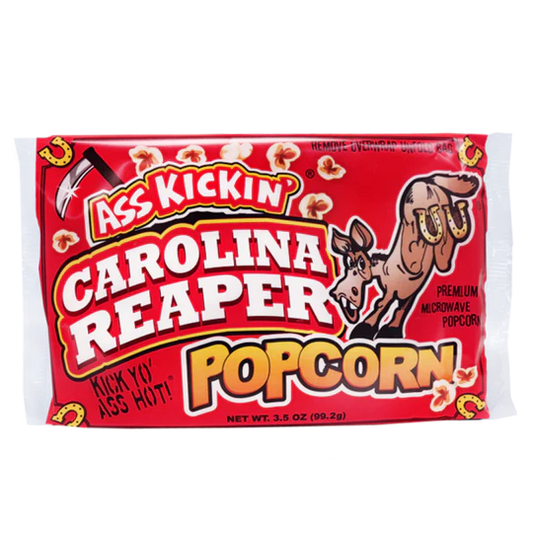 Popcorn Ass Kickin' (99.2g) - Carolina Reaper Pepper