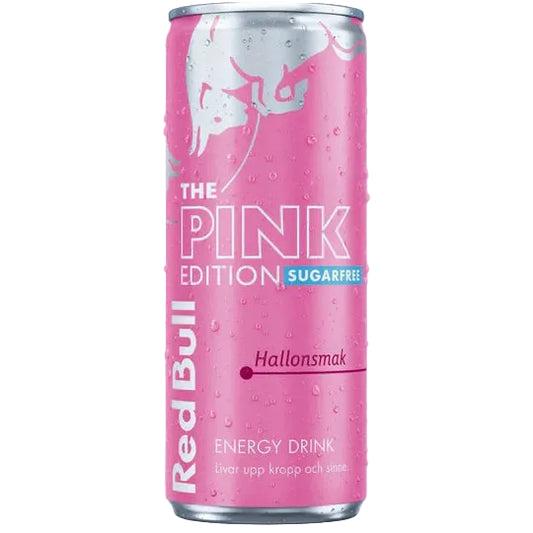 Red Bull - Pink Edition - Hallonsmak - Sugarfree
