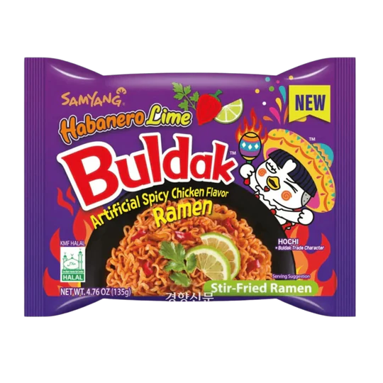 Samyang Buldak Ramen (140g) - Habanero Lime