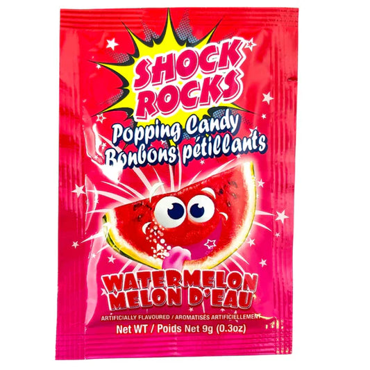 Exclusive Brands Shock Rocks Popping Watermelon - 24ct