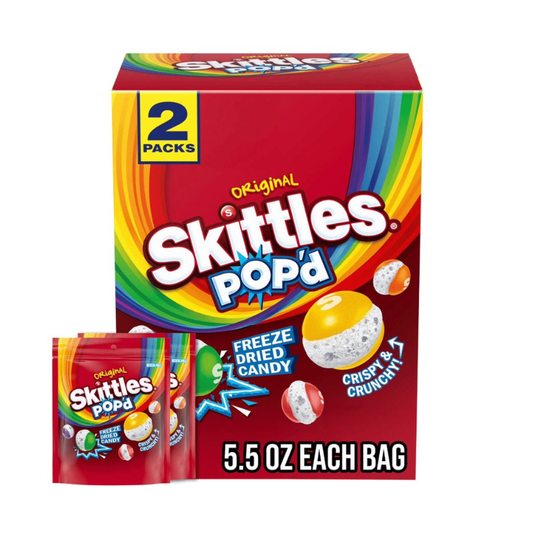 Skittles - Popd - Freeze Dried Original 155g