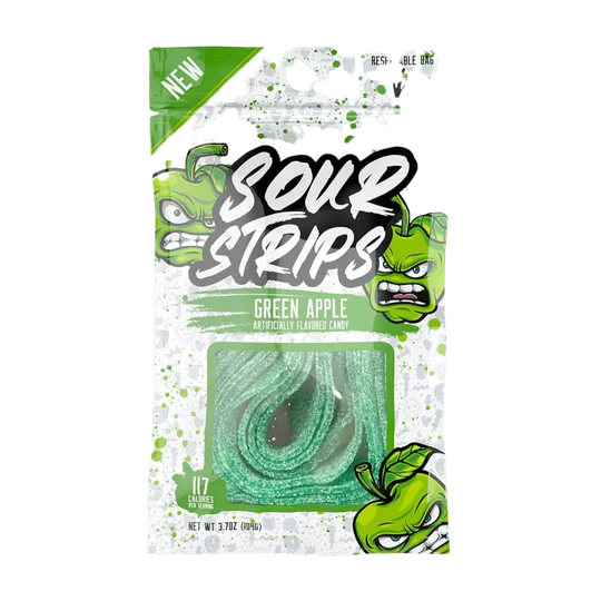 Sour Strips (96g) - Green Apple
