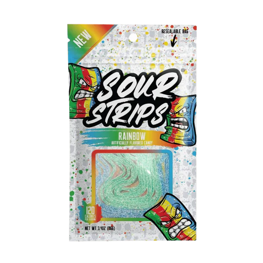 Sour Strips (96g) - Rainbow