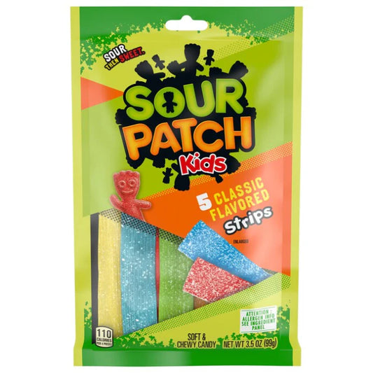 Sour Patch Kids 5 Classic Flavored Strips 99g