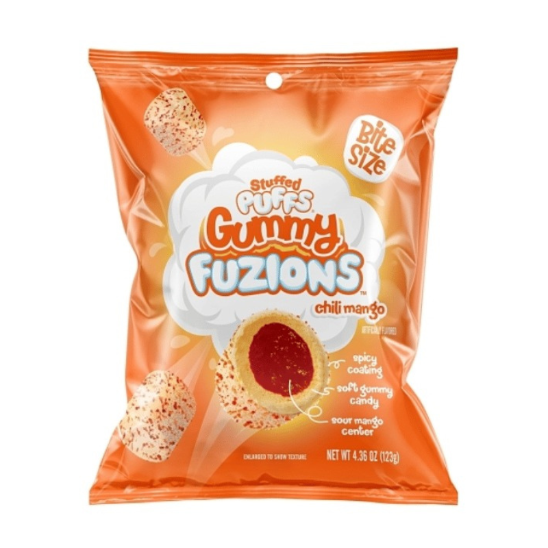 Stuffed Puffs-Gummy Fusion-Chili Mango Gummy Bites 123g