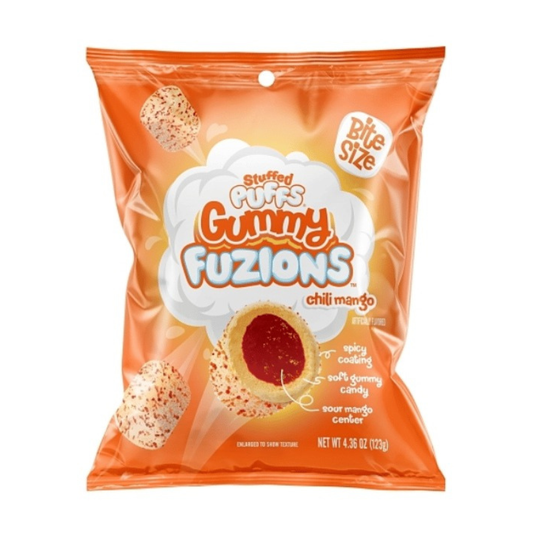 Stuffed Puffs-Gummy Fusion-Chili Mango Gummy Bites 123g