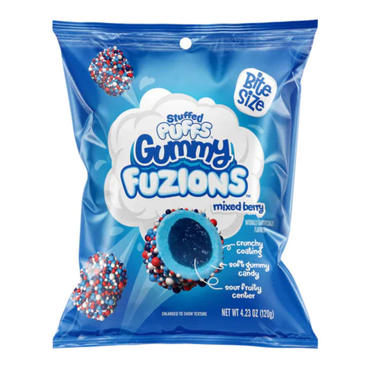 Stuffed Puffs - Gummy Fusion - Mixed Berry 120g