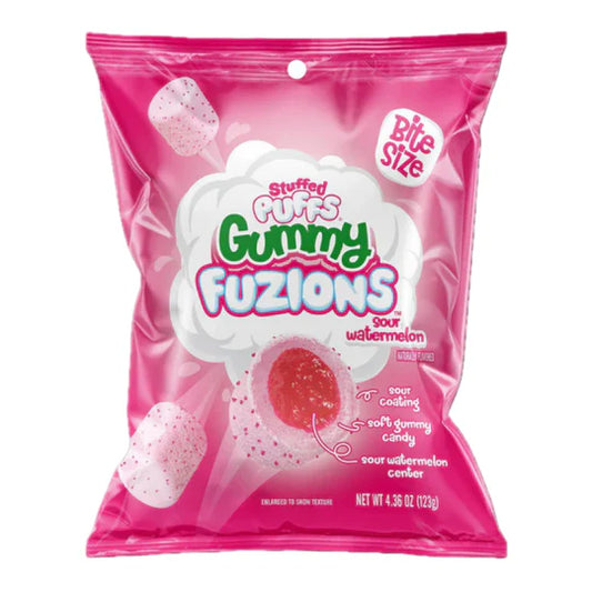 Stuffed Puffs - Gummy Fusion - Sour Watermelon 123g