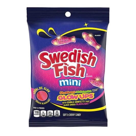 Swedish fish - Glow Ups - Strawberry and Watermelon