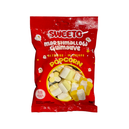 Sweeto Marshmallow Popcorn Peg Bag 100g