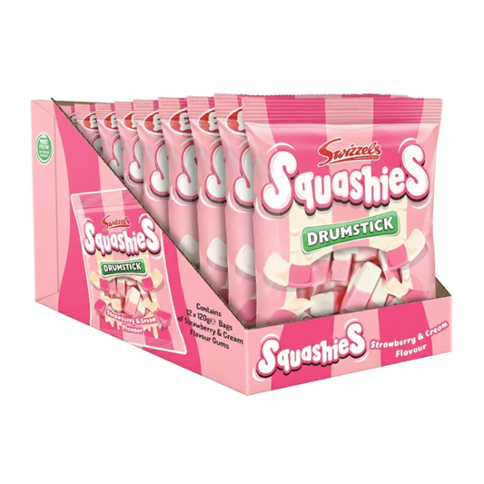 Swizzels Squashies - Strawberry and Cream 120g