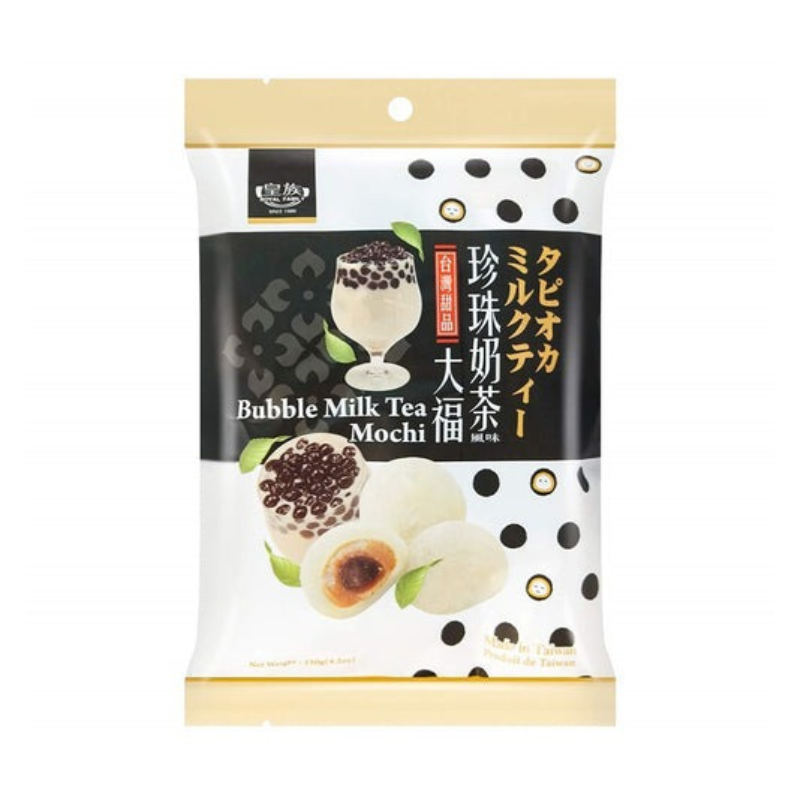 TAIWAN - Royal Family Bubble Milk Tea Mochi - Peg 119g