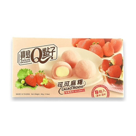 TAIWAN - Royal Family CACAO Mochi - Strawberry 80g