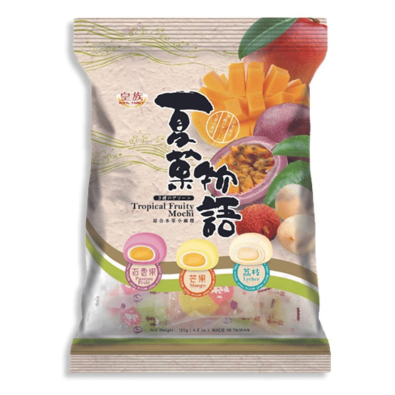 TAIWAN - Royal Family Fruit Mochi - Tropical Fruit Peg 119g