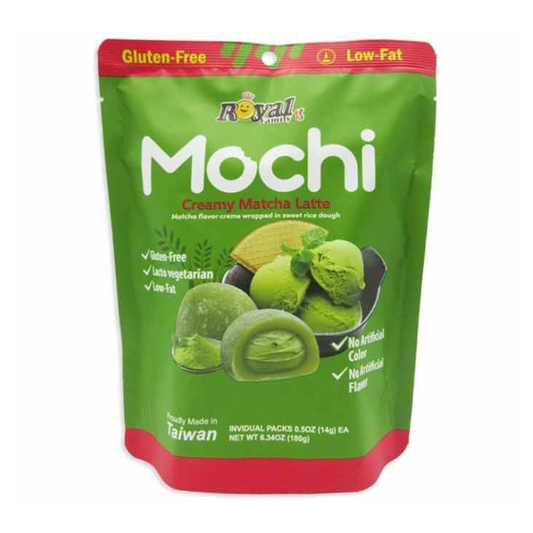 TAIWAN - Royal Family Mochi - MATCHA LATTE SUB 180g