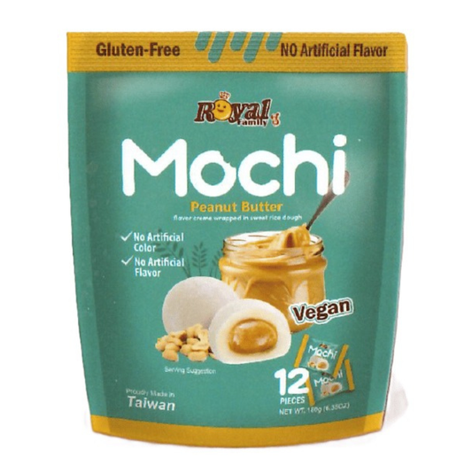 TAIWAN - Royal Family Mochi - PEANUT BUTTER SUB 180g