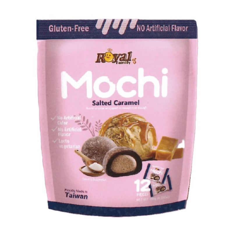TAIWAN - Royal Family Mochi - SALTED CARAMEL SUB 180g
