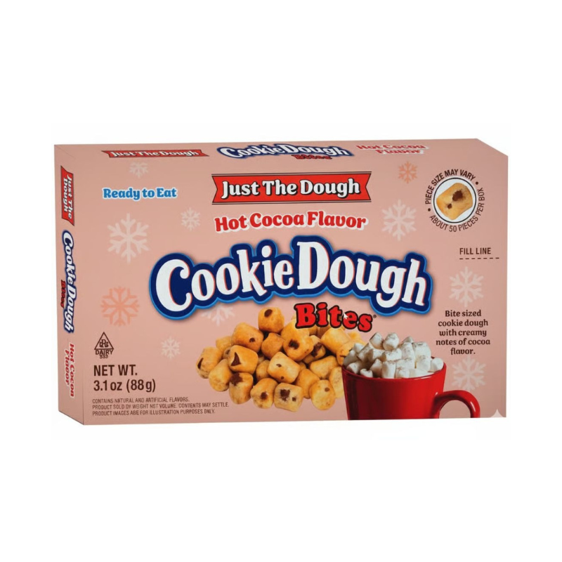 Theater Box - Cookie Dough Bites - Just The Dough - Hot Cocoa 88g