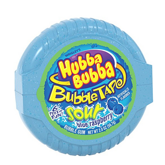 US - Gum - Wrigley Bubble Tape Sour Blue Raspberry
