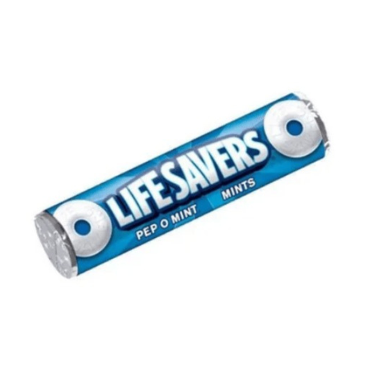 US - Lifesavers Hard Roll Peppermint 24g