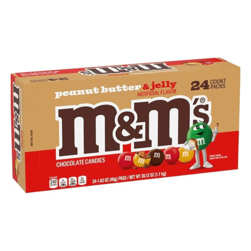 US - M&M's Peanut Butter And Jelly 1.63oz (46g) x 24 Units