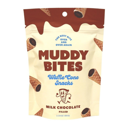 US - Waffle Cone - Muddy Bites - Milk Chocolate 66g