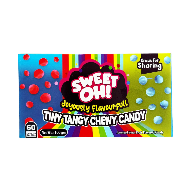 Sweet Oh Tiny Tangy Chewy Candy Theater Box 100g