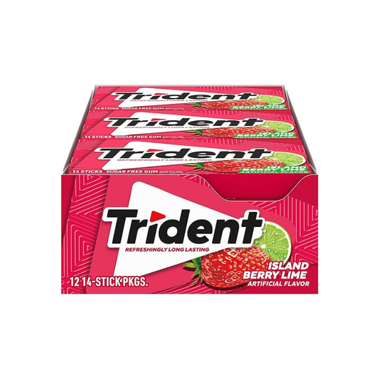 Trident Island Berry Lime 14pcs - 12ct (USA)