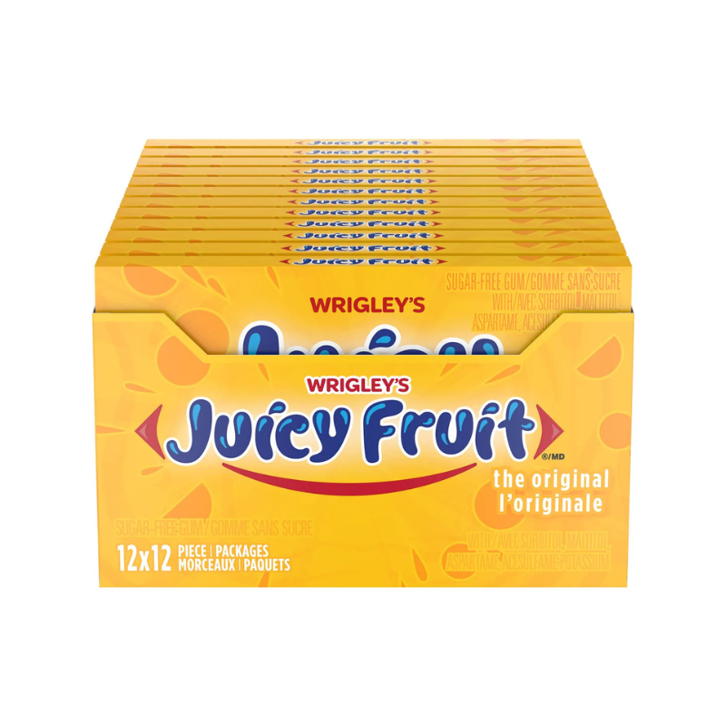 Wrigley's Juicy Fruit Original Gum - 12ct