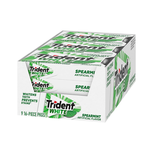 Trident White Spearmint 16pc - 9ct (Canada)