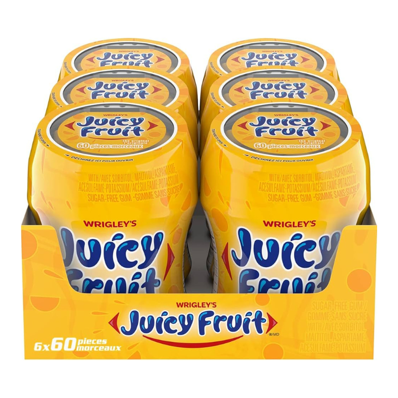 Wrigley's Juicy Fruit Original Gum 60pcs