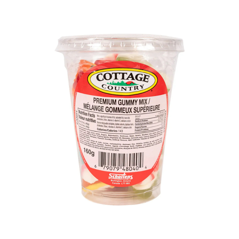 Cottage Country Premium Gummy Mix Cup 160g
