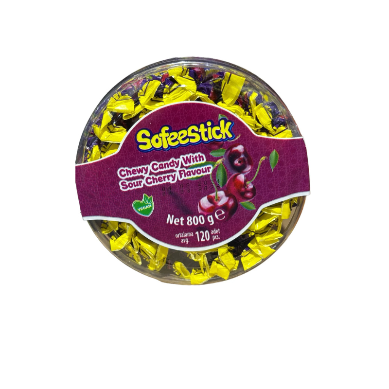 Sofeestick Chewy Candy Sour Cherry Sticks 800g - Turkey