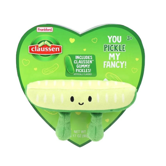 Valentine - Frankford Claussen Pickle Heart Box with Plush Toy - 90g