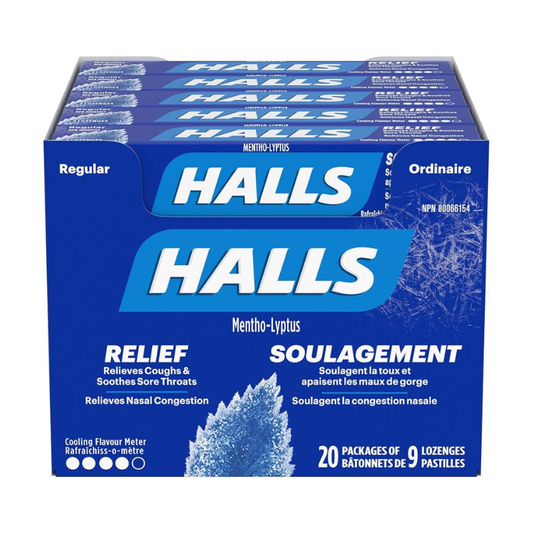 Halls Relief Regular Flavor - 20ct
