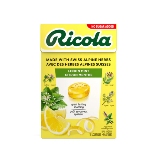 Ricola Lemon Mint Cough Drops - 10ct