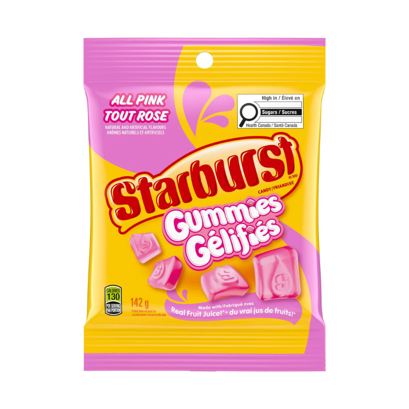 Starburst Gummies All Pink 142g